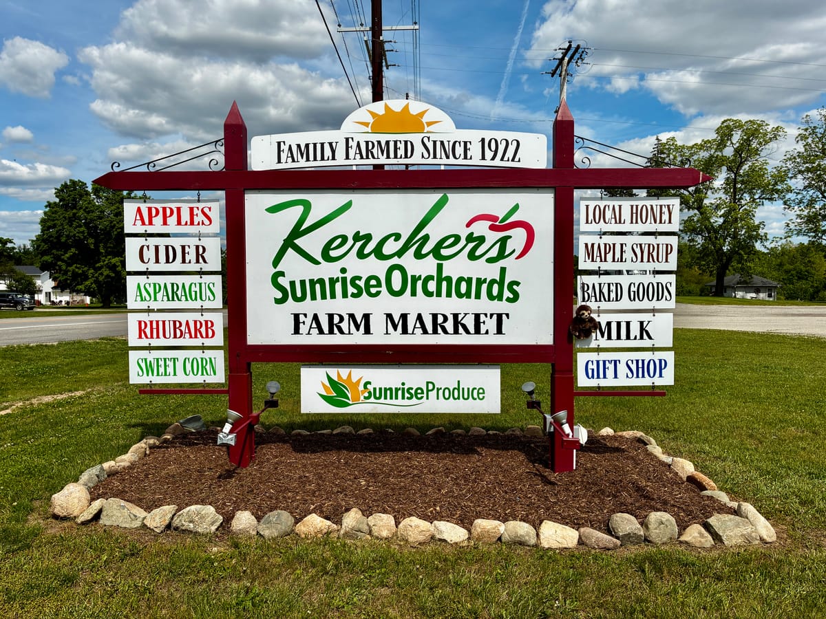 16. Kercher's Sunrise Orchards Farm Market, Goshen, IN