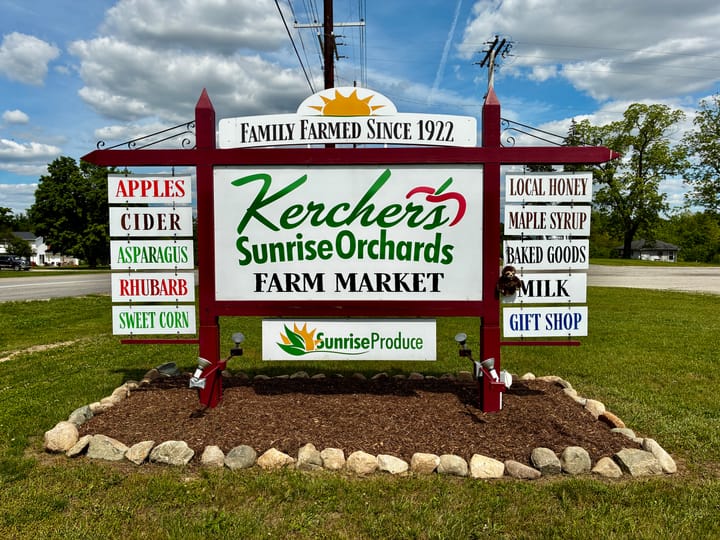 16. Kercher's Sunrise Orchards Farm Market, Goshen, IN