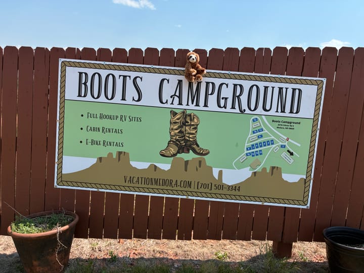 22. Boots Campground, Medora, ND